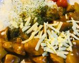 メイプルシロップの甘口チキンチーズカレー作り方4写真
