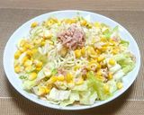 サッポロ一番塩味でラーメンサラダ作り方4写真