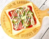 唐辛子とマヨたっぷり⭐️旨辛ピザトースト作り方5写真