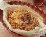 レンジで簡単★ネギそぼろ焼きそば作り方5写真