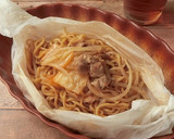 レンジで簡単★ネギそぼろ焼きそば作り方5写真