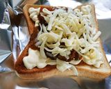 余ったカレーの救済♫カレーチーズトースト作り方3写真