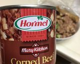 レンジで簡単コンビーフハッシュおくら丼作り方1写真
