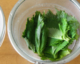 大葉の醤油漬け作り方1写真