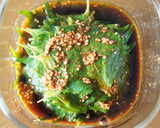 大葉の醤油漬け作り方4写真