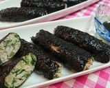 香ばしく美味【のり巻ステイックぎょうざ】作り方15写真