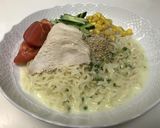 冷やしミルクラーメン作り方3写真