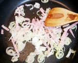 長ネギとベーコンの炒飯作り方1写真