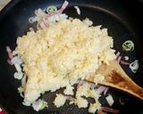 長ネギとベーコンの炒飯作り方3写真