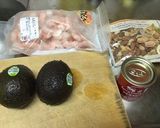 アボカドとカレーマヨあえ作り方1写真