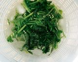 糖質制限★セリときゅうりの胡麻味噌和え作り方5写真