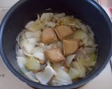 お豆とチキンのシチューオンライス♬作り方3写真