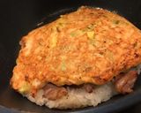 簡単男飯お好み焼きライスのおうちごはん作り方5写真