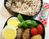 夕飯(7/11)ひじきの煮物ハンバーグ作り方5写真