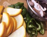 夏野菜ときのこの塩胡椒炒め作り方1写真