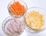 じゃがいもとサラダチキンのバターきんぴら作り方1写真