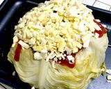 挽肉たっぷりまるごとキャベツ蒸し作り方9写真
