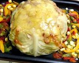 挽肉たっぷりまるごとキャベツ蒸し作り方10写真