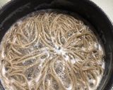 胡麻油と青海苔の冷たい蕎麦作り方1写真