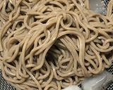 胡麻油と青海苔の冷たい蕎麦作り方2写真