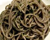 胡麻油と青海苔の冷たい蕎麦作り方3写真