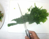 卵とほうれん草のスープ♪簡単作り方6写真