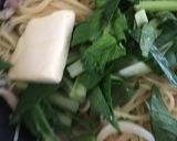 和風パスタ☆バター醤油味作り方4写真