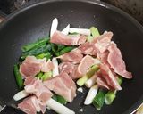ネギと鶏肉の塩肉じゃが作り方4写真