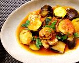 簡単♪夏野菜たっぷり 鶏肉のにんにく炒め作り方4写真