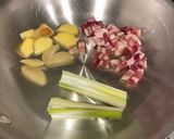 パンチェッタとレモンの冷製パスタ作り方1写真