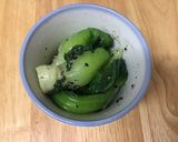 青梗菜とざるそばの釜揚げ作り方5写真