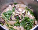 簡単!ほうれん草ときくらげのお味噌汁作り方5写真