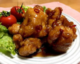 我が家流♡タレ漬け鶏唐揚げ（甘酢風）作り方9写真