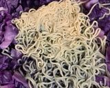 紫陽花焼きそば(葱塩味)作り方4写真