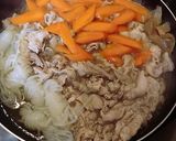 豚小間でごま醤油味☆糖質オフおつまみ作り方3写真