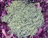 紫陽花焼きそば(葱塩味)作り方5写真