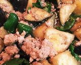 ＊甘辛！茄子とピーマンの味噌そぼろ炒め＊作り方3写真