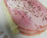 ハムとチーズのミルフィーユ焼き作り方2写真