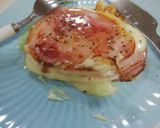ハムとチーズのミルフィーユ焼き作り方5写真