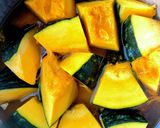 昆布の旨味が染みてる☆かぼちゃの煮物作り方3写真