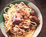 簡単にんにく醤油で夏向けパスタ作り方6写真