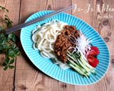 月見明太とろろ冷やしうどん作り方7写真