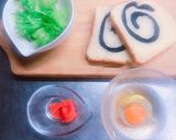 朝ごはんに！卵と明太子のサンドイッチ作り方1写真