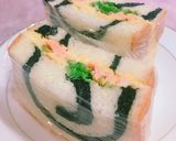 朝ごはんに！卵と明太子のサンドイッチ作り方10写真