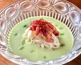 枝豆の冷製スープパスタ作り方11写真