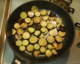 ナスとフレッシュトマトの夏野菜パスタ作り方1写真