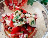 5分で簡単！タコとトマトの甘酢香味マリネ作り方3写真