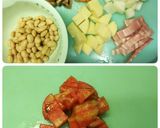 水煮大豆入りフレッシュトマトスープ*･゜作り方1写真