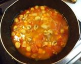 水煮大豆入りフレッシュトマトスープ*･゜作り方3写真