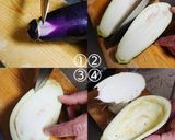 ポンのなすのジューシー肉詰め作り方1写真